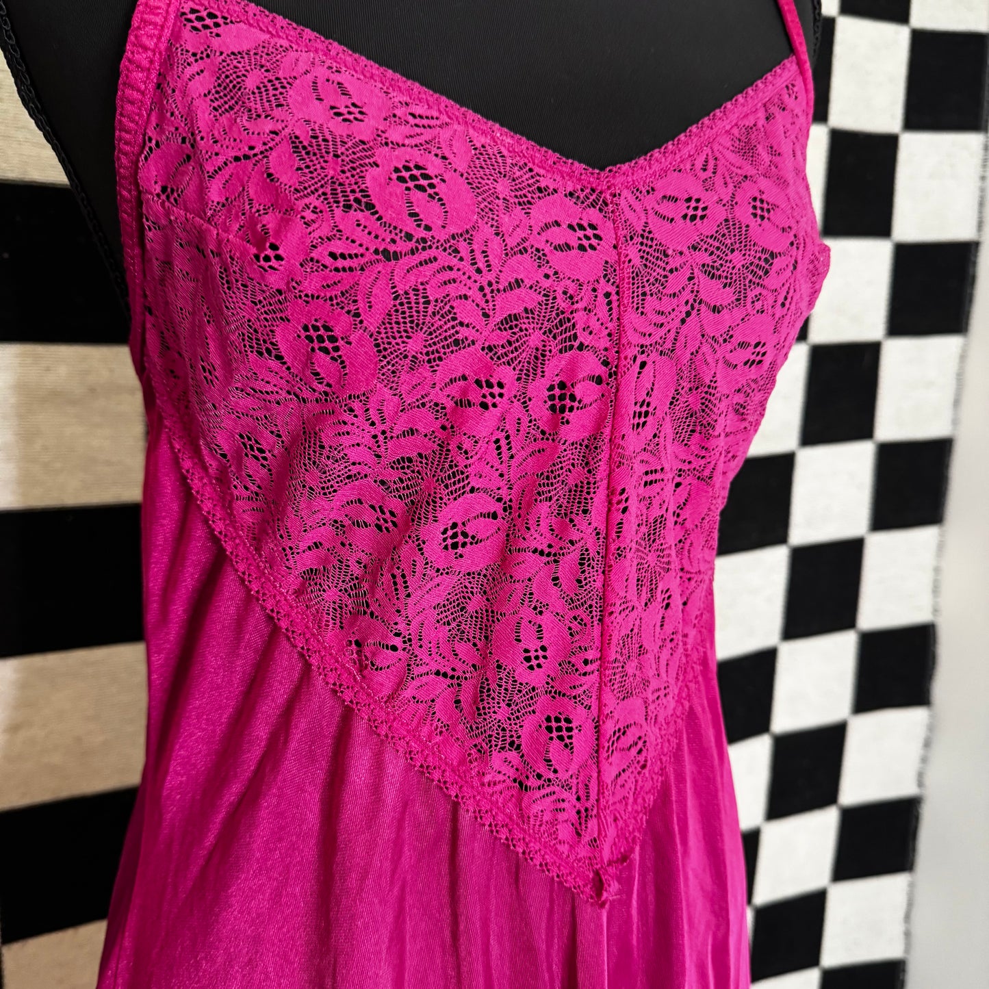 PINK LACE SLIP