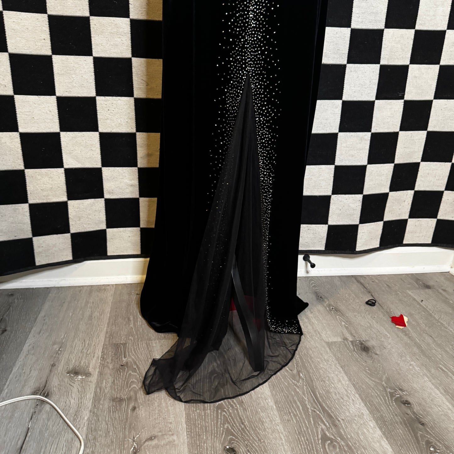 VINTAGE VELVET GOWN