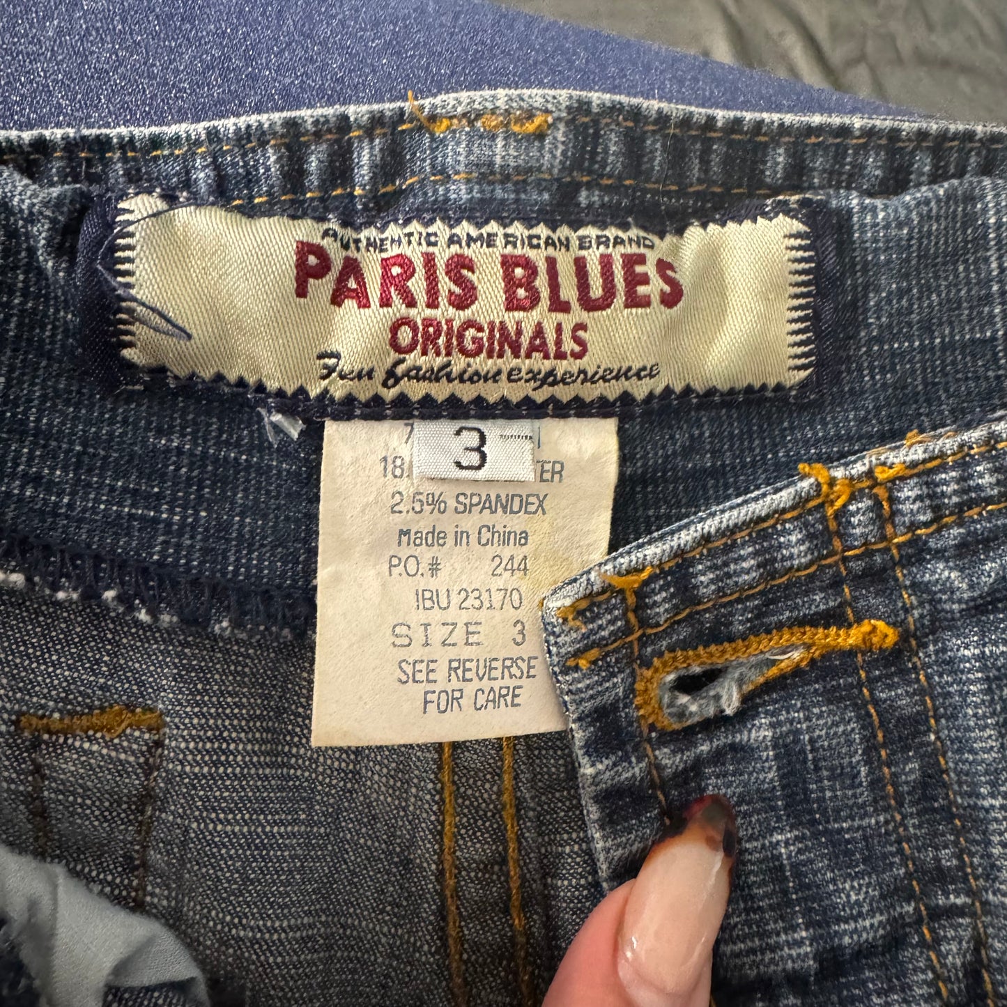 PARIS BLUES MICRO SHORTS
