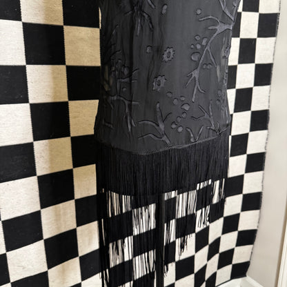 ASYMMETRICAL FRINGE TOP