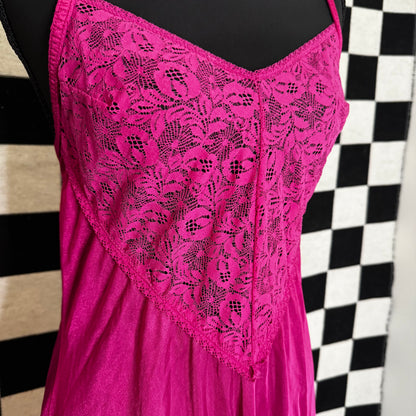 PINK LACE SLIP