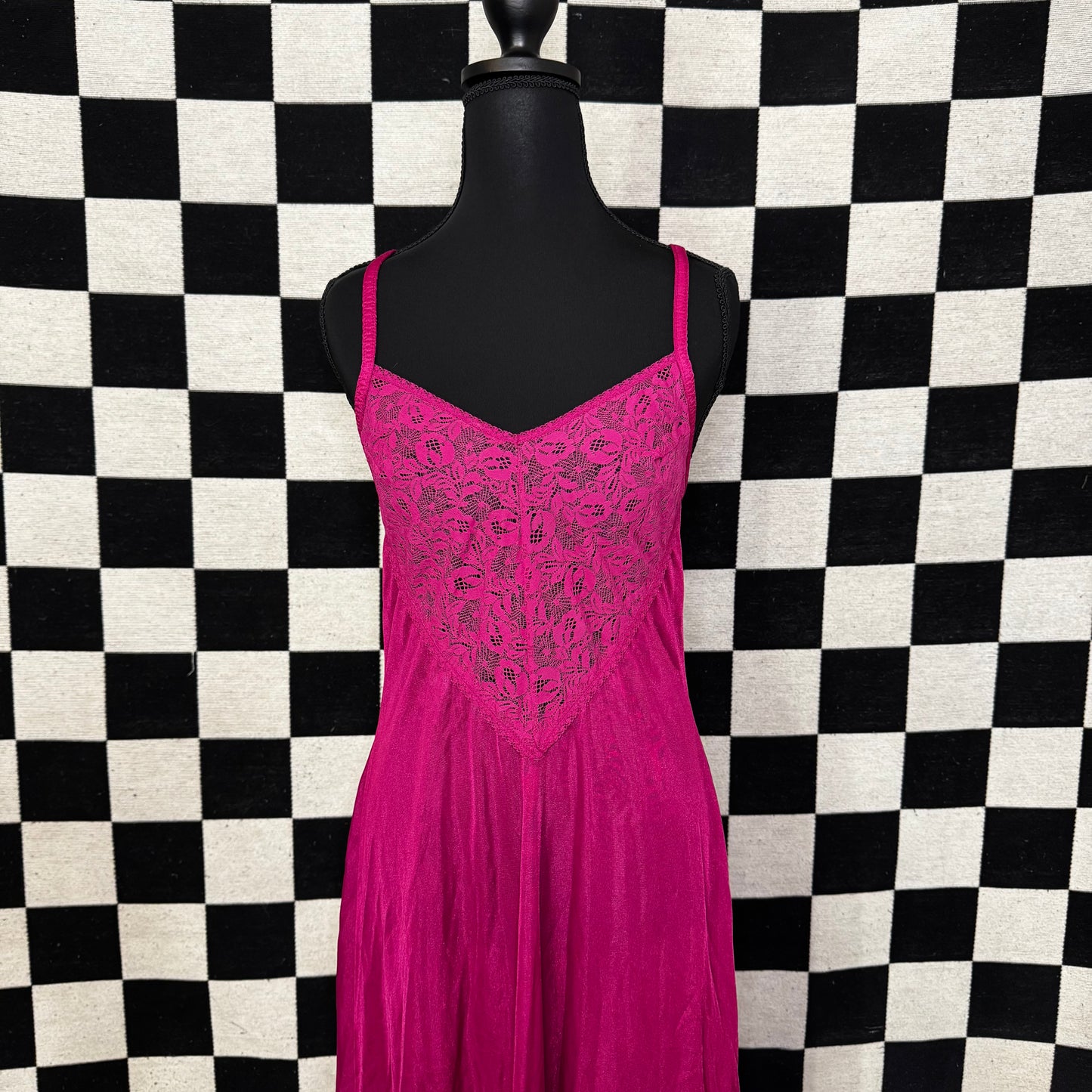 PINK LACE SLIP