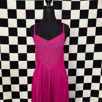 PINK LACE SLIP