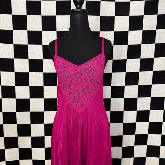 PINK LACE SLIP