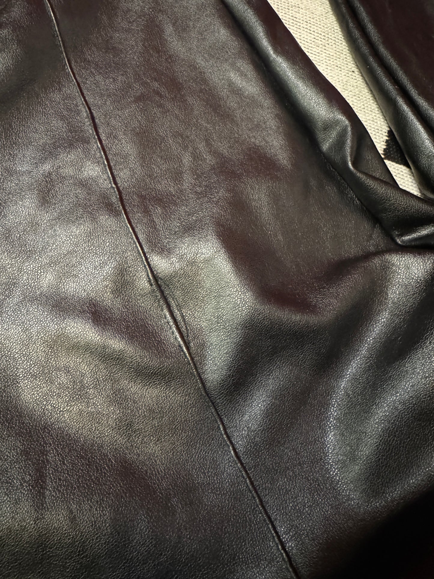 High waisted Leather pants