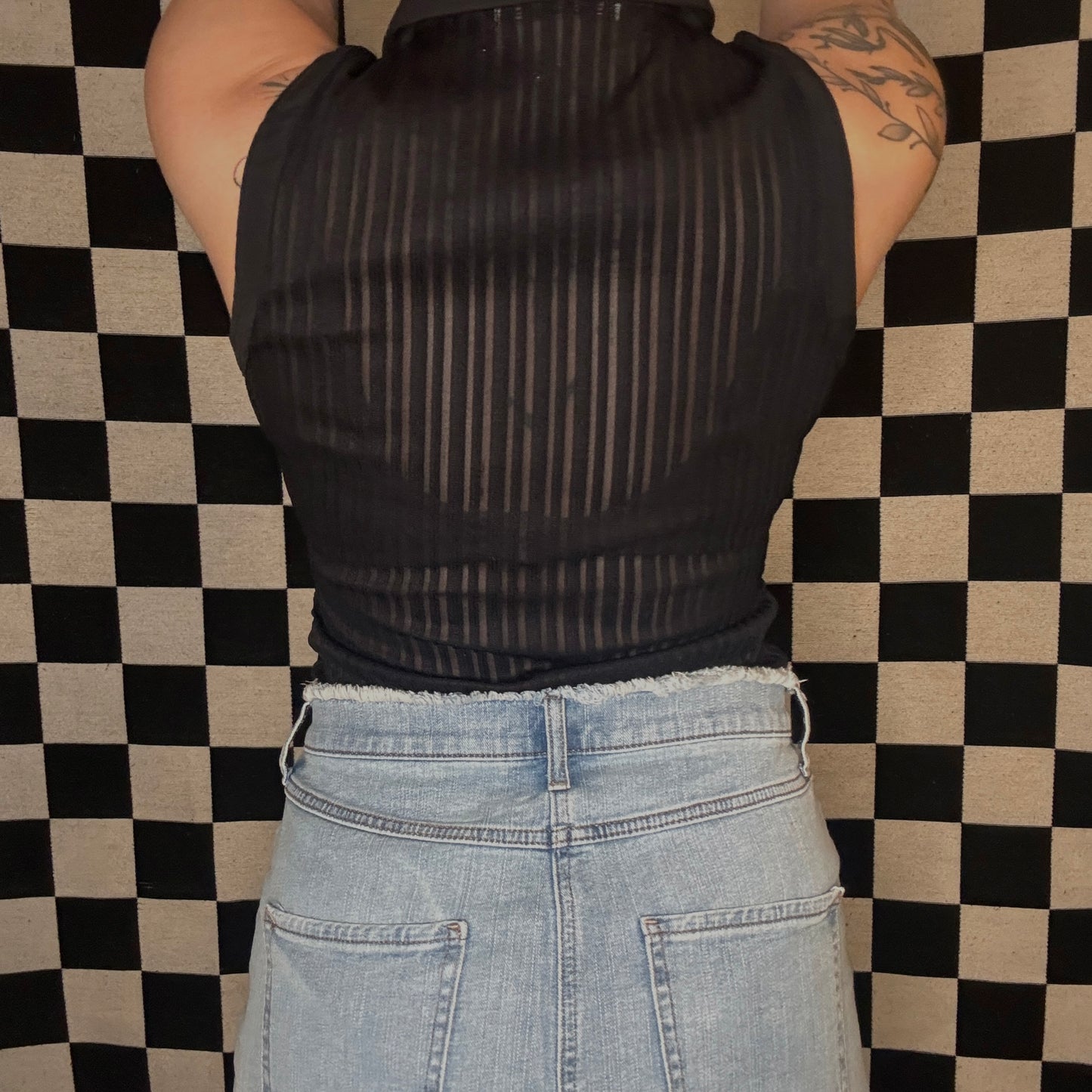 SHEER TENNIS SHIRT