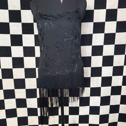 ASYMMETRICAL FRINGE TOP