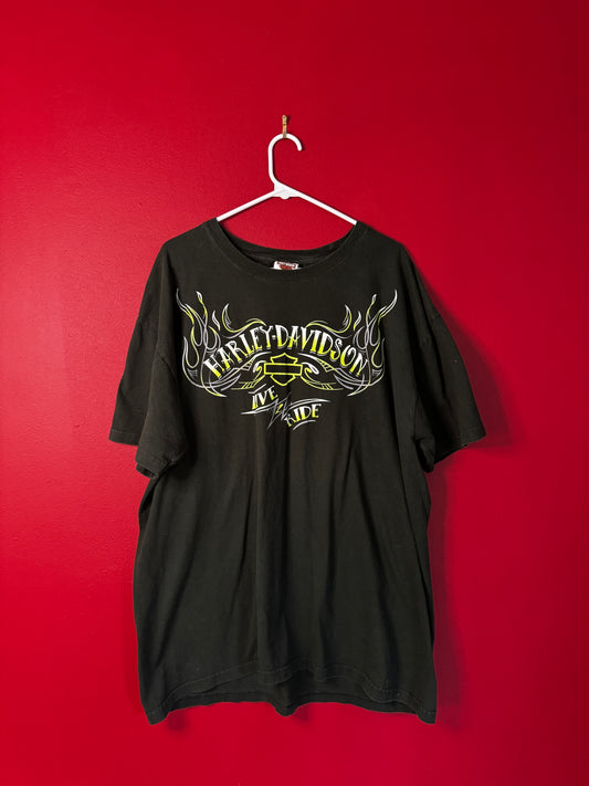 DELUXE GREEN HARLEY TEE