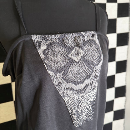 Y2K SNAKE SKIN TOP