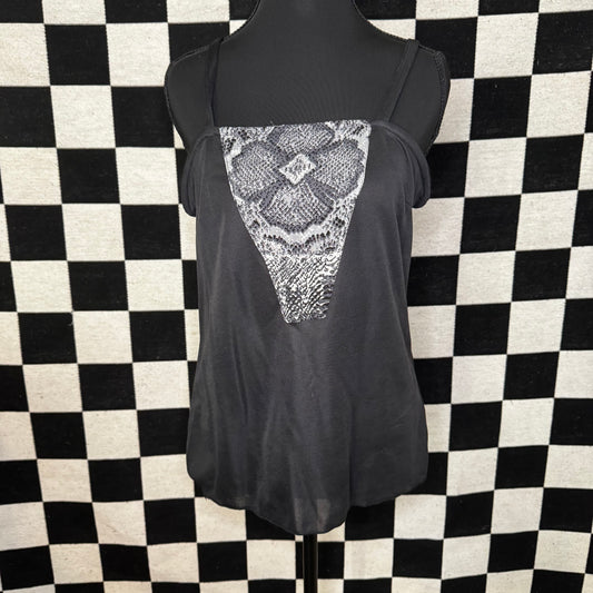 Y2K SNAKE SKIN TOP